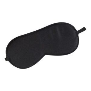 Antifaz negro básico para viajes y descanso