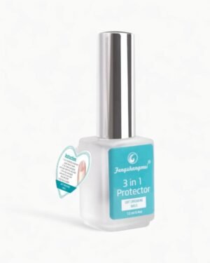 Esmalte protector 3 en 1 para uñas con acabado brillante