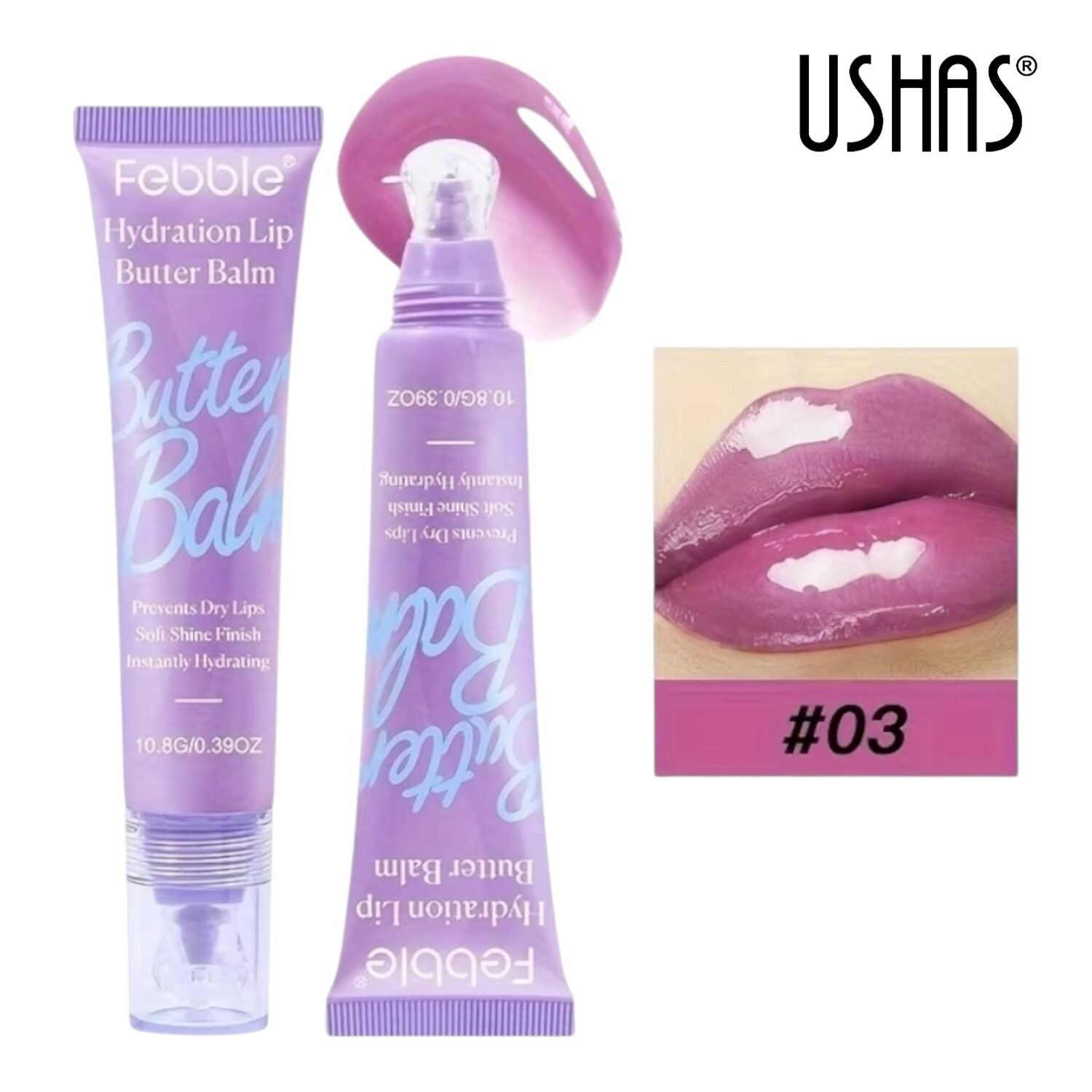 Brillo bálsamo labial hidratante FEBBLE - 03