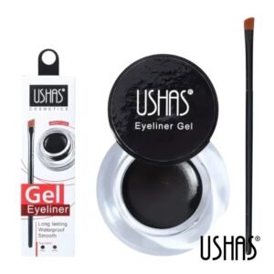 Delineador en gel con brocha USHAS - BLACK