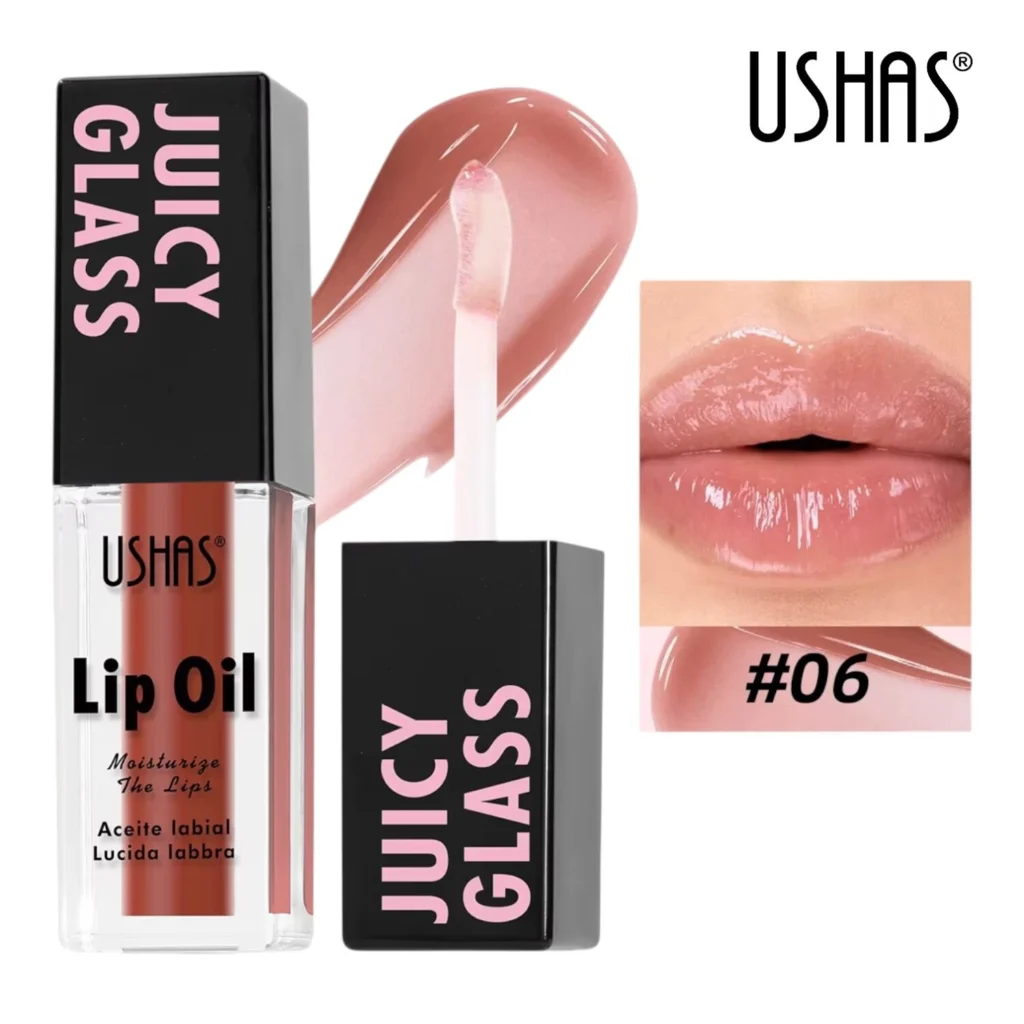 Aceite Labial Líquido USHAS – Hidratación Intensa y Brillo