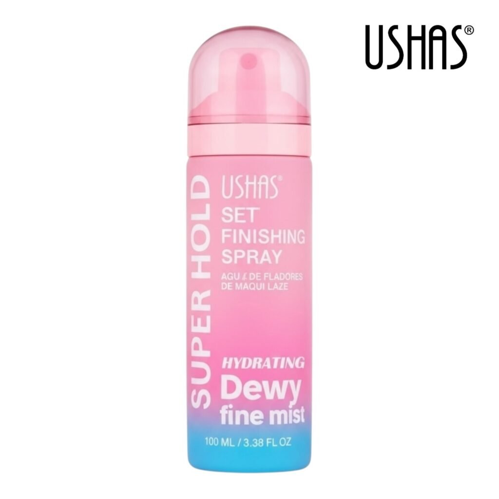 Spray Fijador de Maquillaje USHAS 100ml – Super Hold 24h