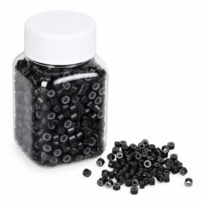 Pack x500u Microring con silicona para extensiones