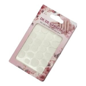 24 Stickers adhesivos pegamento de uñas y tips