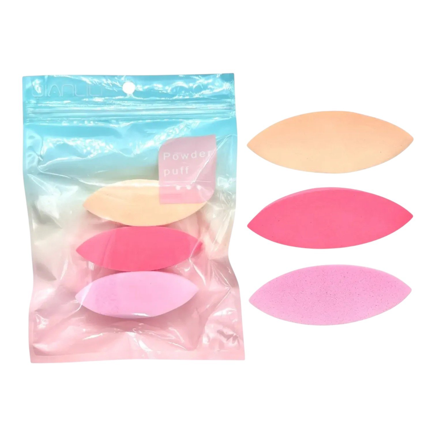 Pack 3 esponjas de maquillaje