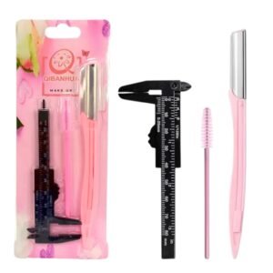 Kit perfilador de cejas + calibre + cepillo para cejas